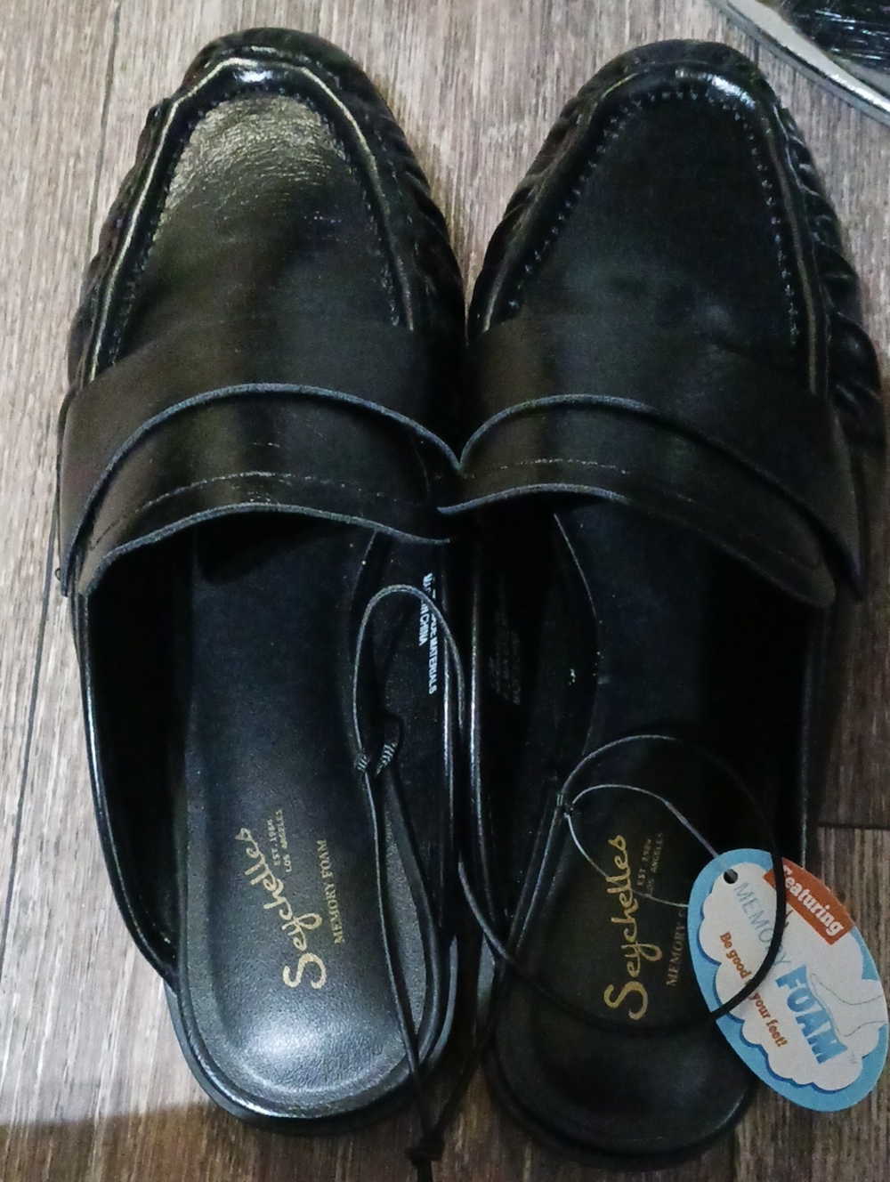 Seychelles Loafer Memory Foam Sandals, Size 7.5